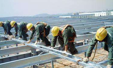 安裝施工現場