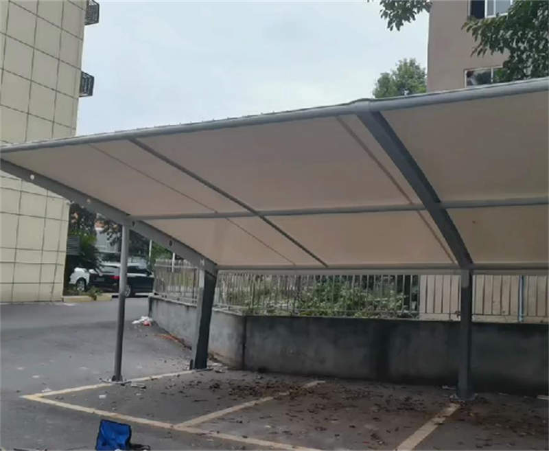 仁壽鐘祥鎮車棚膜結構案例展示